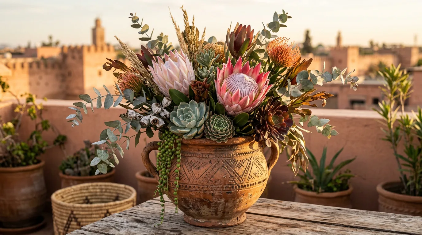 Winter Floral Arrangements in Morocco | FleuristeMaroc